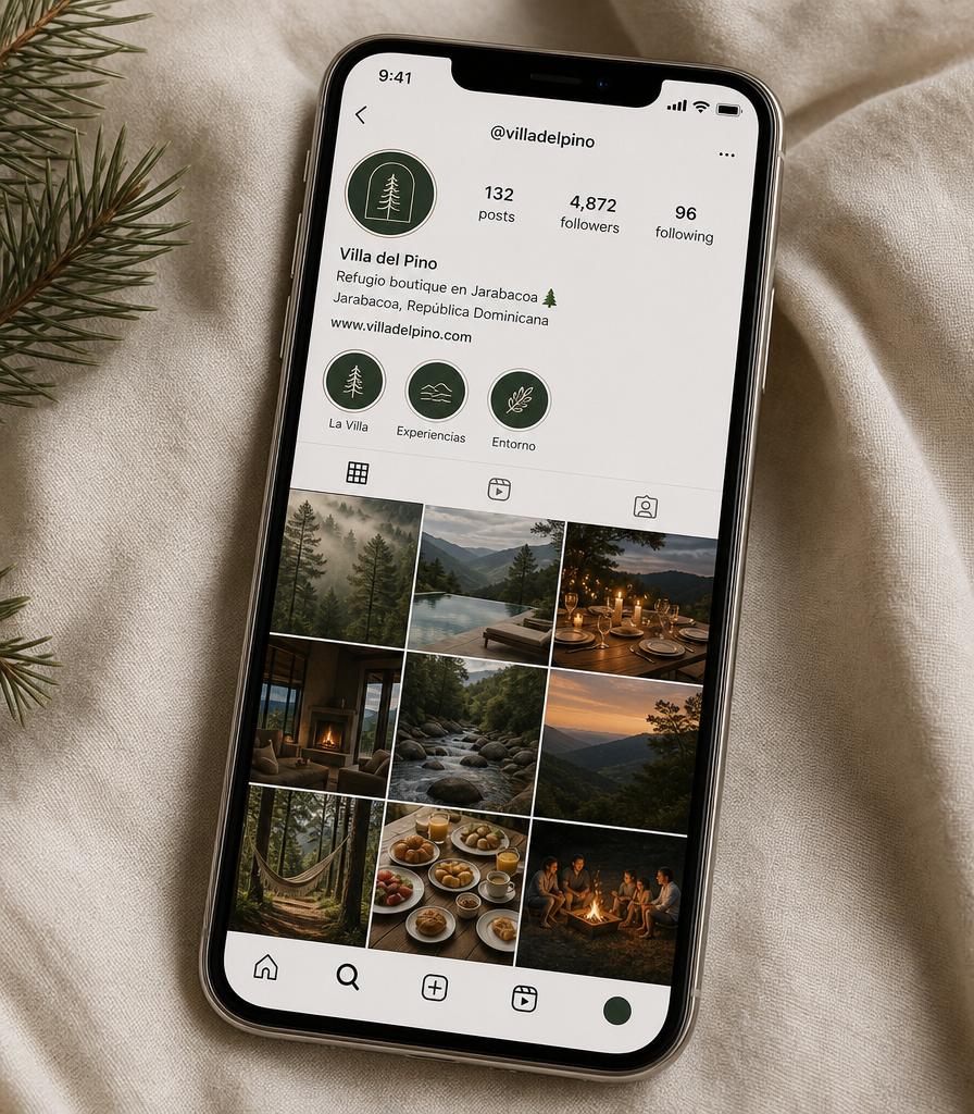 Ejemplo de Instagram para Villa del Pino